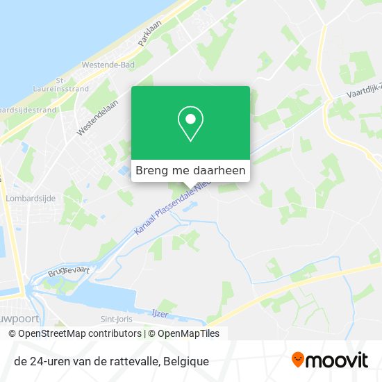 de 24-uren van de rattevalle kaart