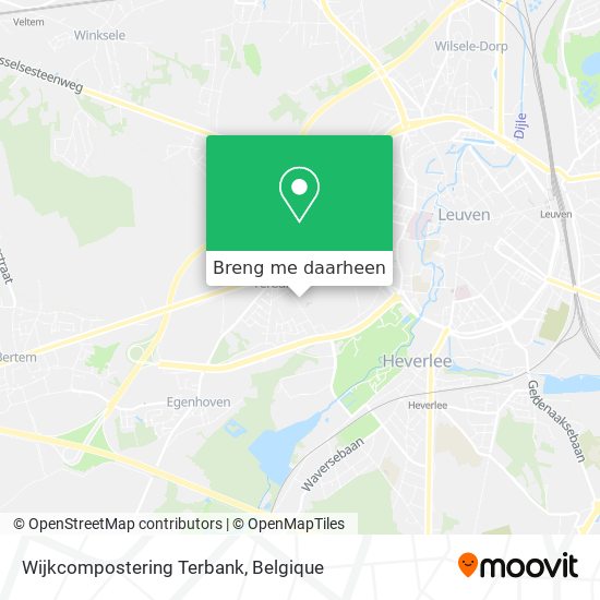 Wijkcompostering Terbank kaart