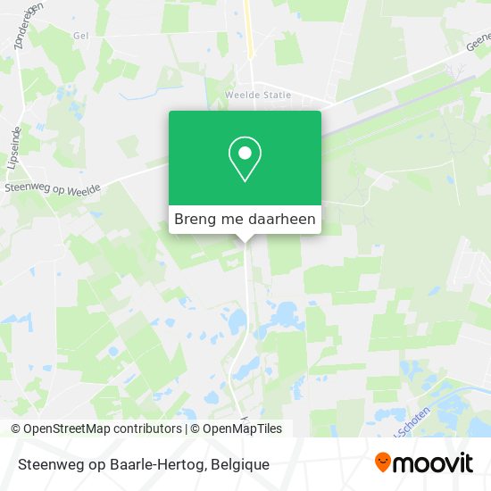 Steenweg op Baarle-Hertog kaart