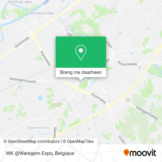 WK @Waregem Expo kaart