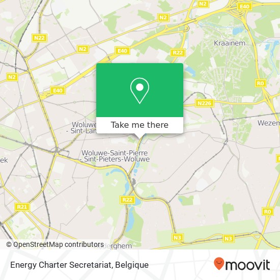 Energy Charter Secretariat kaart