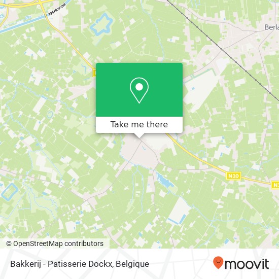 Bakkerij - Patisserie Dockx kaart