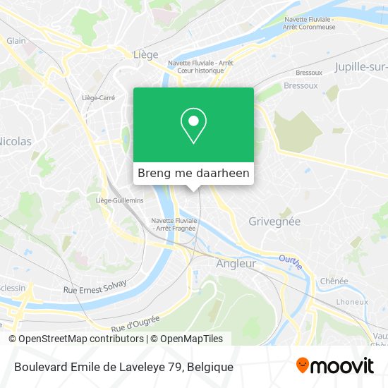 Boulevard Emile de Laveleye 79 kaart