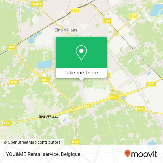 YOU&ME Rental service kaart