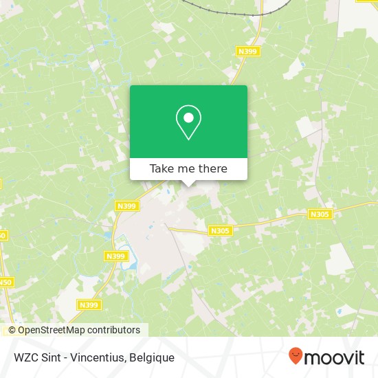 WZC Sint - Vincentius kaart