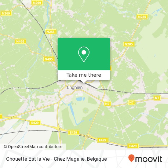 Chouette Est la Vie - Chez Magalie kaart