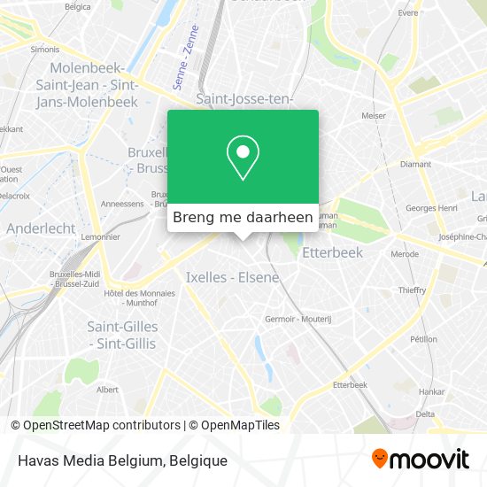 Havas Media Belgium kaart