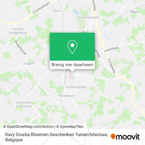 Davy Crucke Bloemen Geschenken Tuinarchitectuur kaart