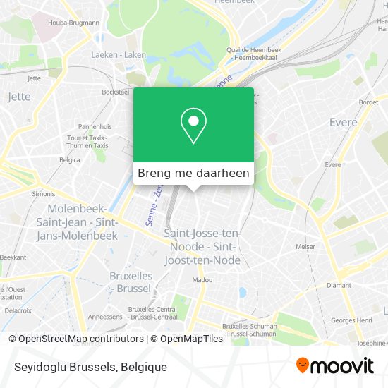 Seyidoglu Brussels kaart