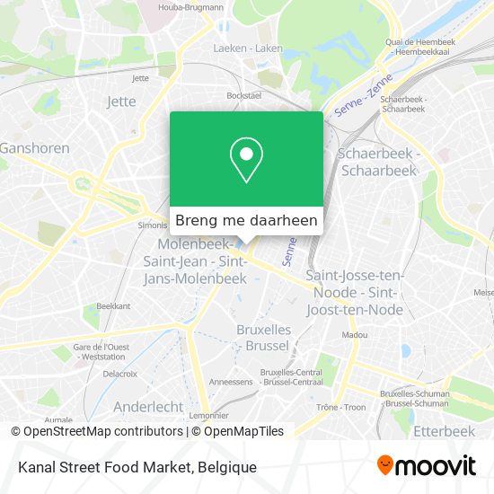 Kanal Street Food Market kaart