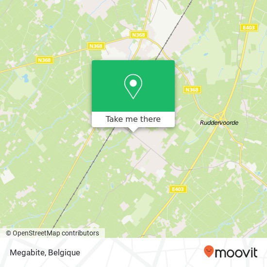 Megabite, Koning Albertstraat 88 8210 Zedelgem kaart