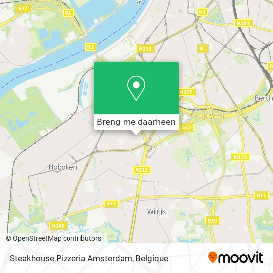 Steakhouse Pizzeria Amsterdam kaart