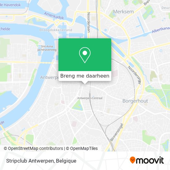 Stripclub Antwerpen kaart
