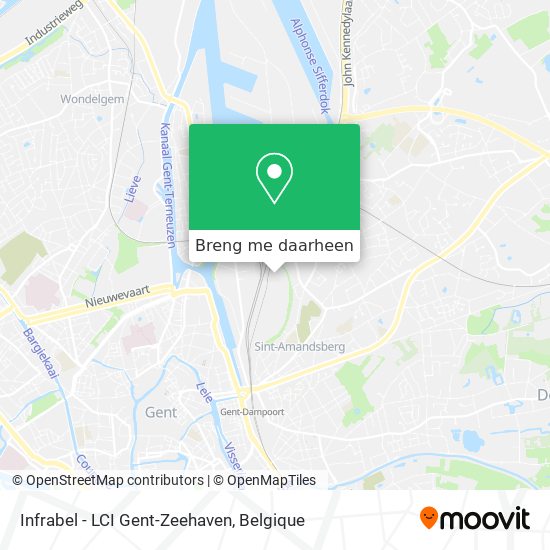 Infrabel - LCI Gent-Zeehaven kaart