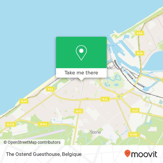 The Ostend Guesthouse kaart