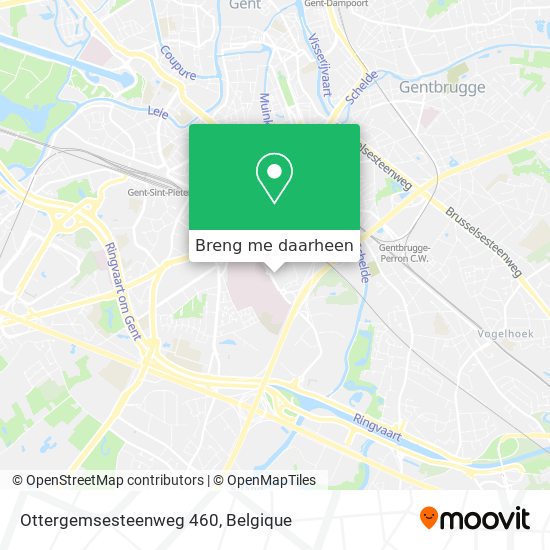 Ottergemsesteenweg 460 kaart