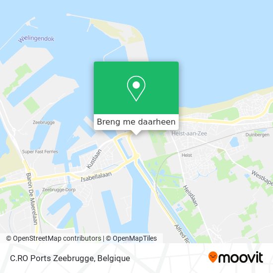 C.RO Ports Zeebrugge kaart