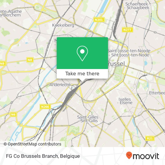 FG Co Brussels Branch kaart