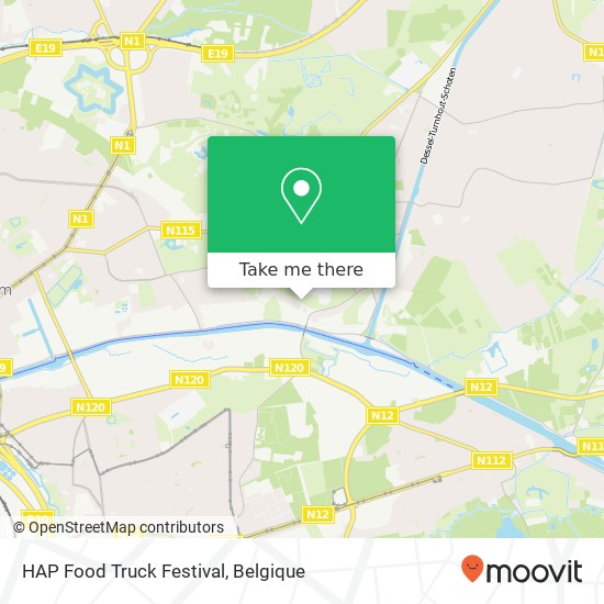 HAP Food Truck Festival kaart