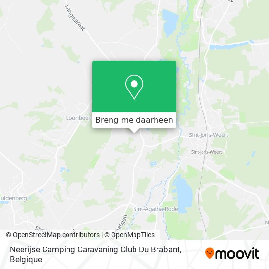 Neerijse Camping Caravaning Club Du Brabant kaart