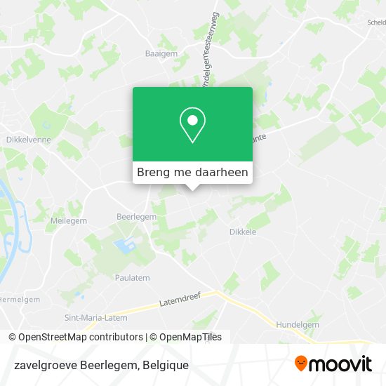 zavelgroeve Beerlegem kaart