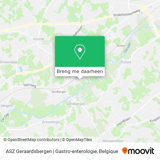 ASZ Geraardsbergen | Gastro-enterologie kaart