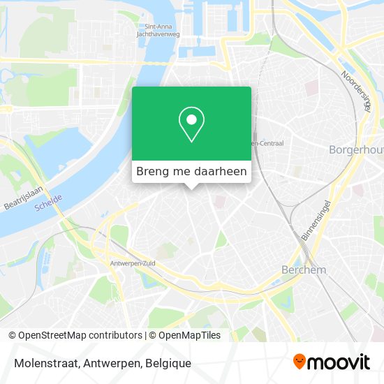Molenstraat, Antwerpen kaart