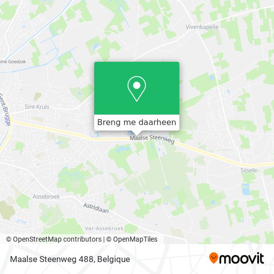 Maalse Steenweg 488 kaart