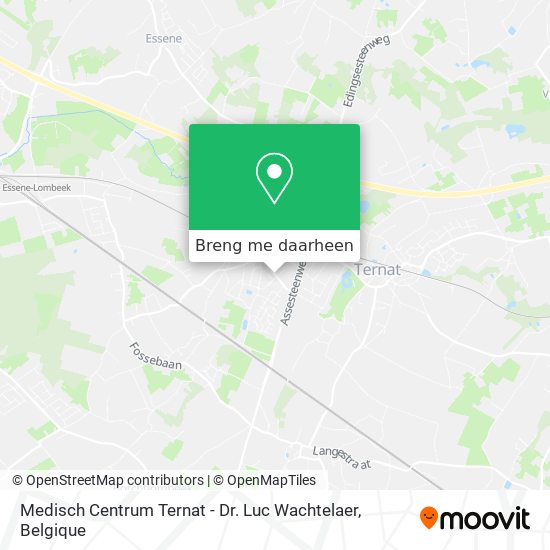 Medisch Centrum Ternat - Dr. Luc Wachtelaer kaart