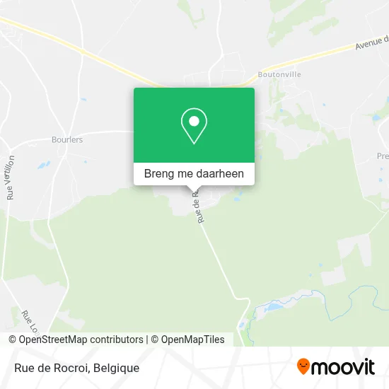 Rue de Rocroi kaart