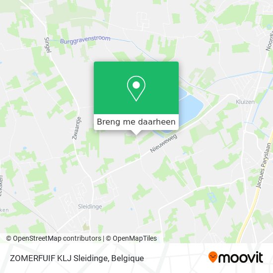 ZOMERFUIF KLJ Sleidinge kaart