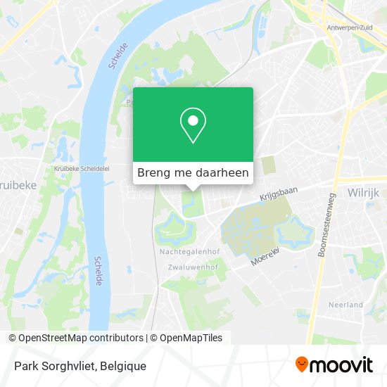 Park Sorghvliet kaart