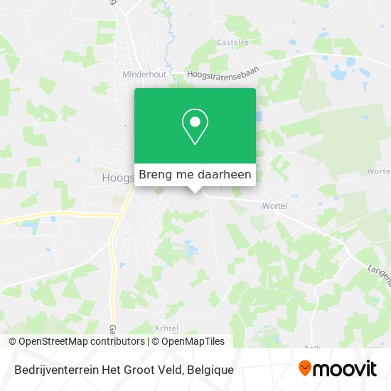 Bedrijventerrein Het Groot Veld kaart