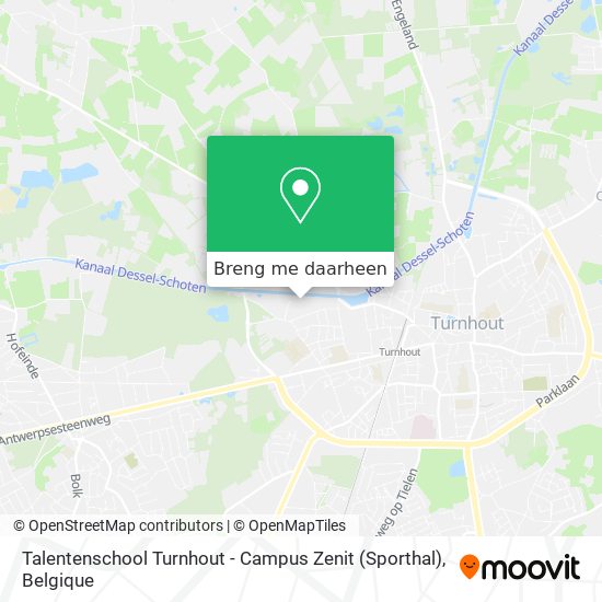 Talentenschool Turnhout - Campus Zenit (Sporthal) kaart