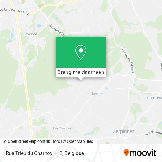 Rue Trieu du Charnoy 112 kaart