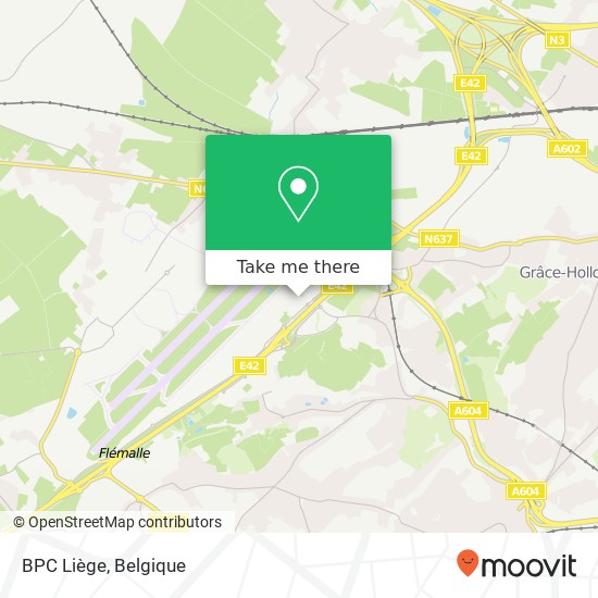 BPC Liège kaart