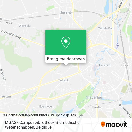 MGAS - Campusbibliotheek Biomedische Wetenschappen kaart