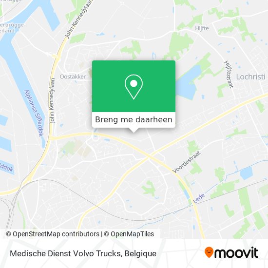 Medische Dienst Volvo Trucks kaart