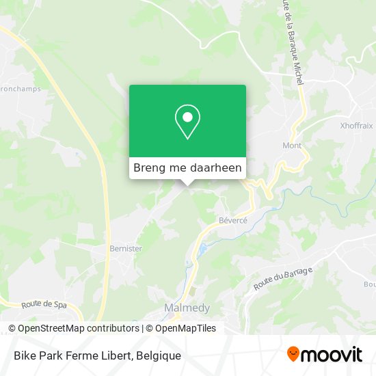Bike Park Ferme Libert kaart