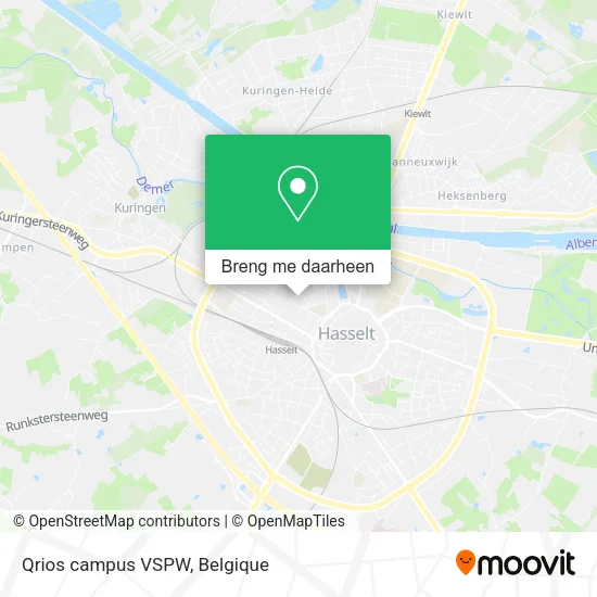 Qrios campus VSPW kaart