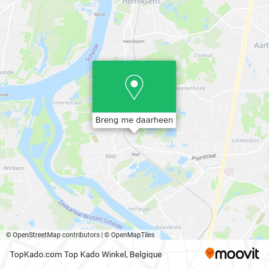 TopKado.com Top Kado Winkel kaart