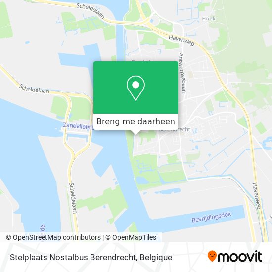 Stelplaats Nostalbus Berendrecht kaart