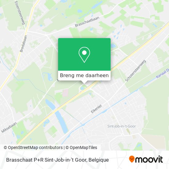 Brasschaat P+R Sint-Job-in-'t Goor kaart