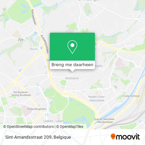 Sint-Amandsstraat 209 kaart