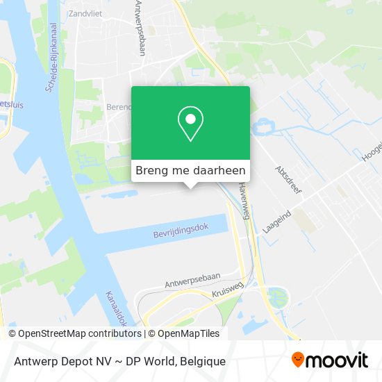 Antwerp Depot NV ~ DP World kaart