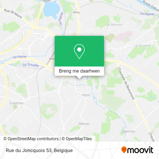 Rue du Joncquois 53 kaart