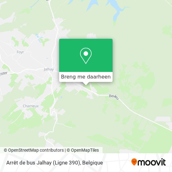 Arrêt de bus Jalhay (Ligne 390) kaart