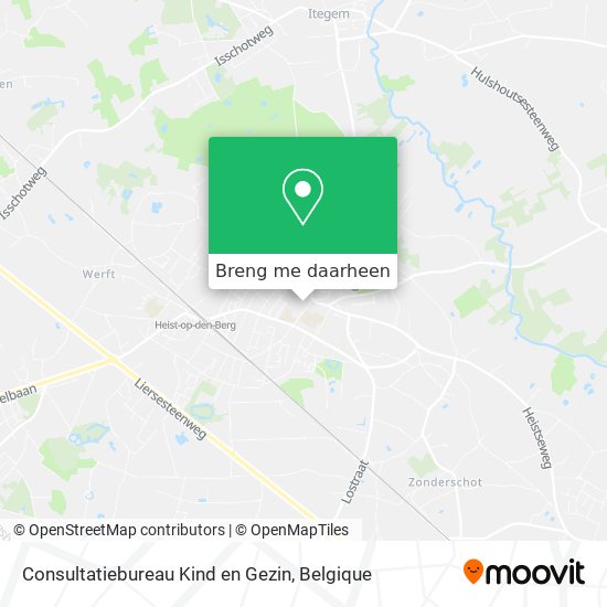 Consultatiebureau Kind en Gezin kaart