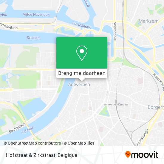 Hofstraat & Zirkstraat kaart
