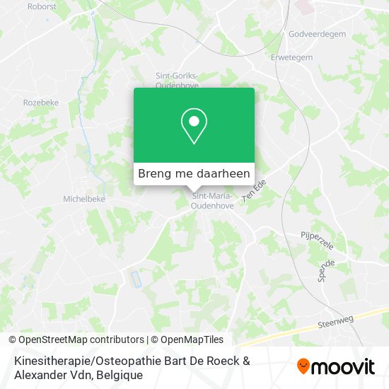 Kinesitherapie / Osteopathie Bart De Roeck & Alexander Vdn kaart